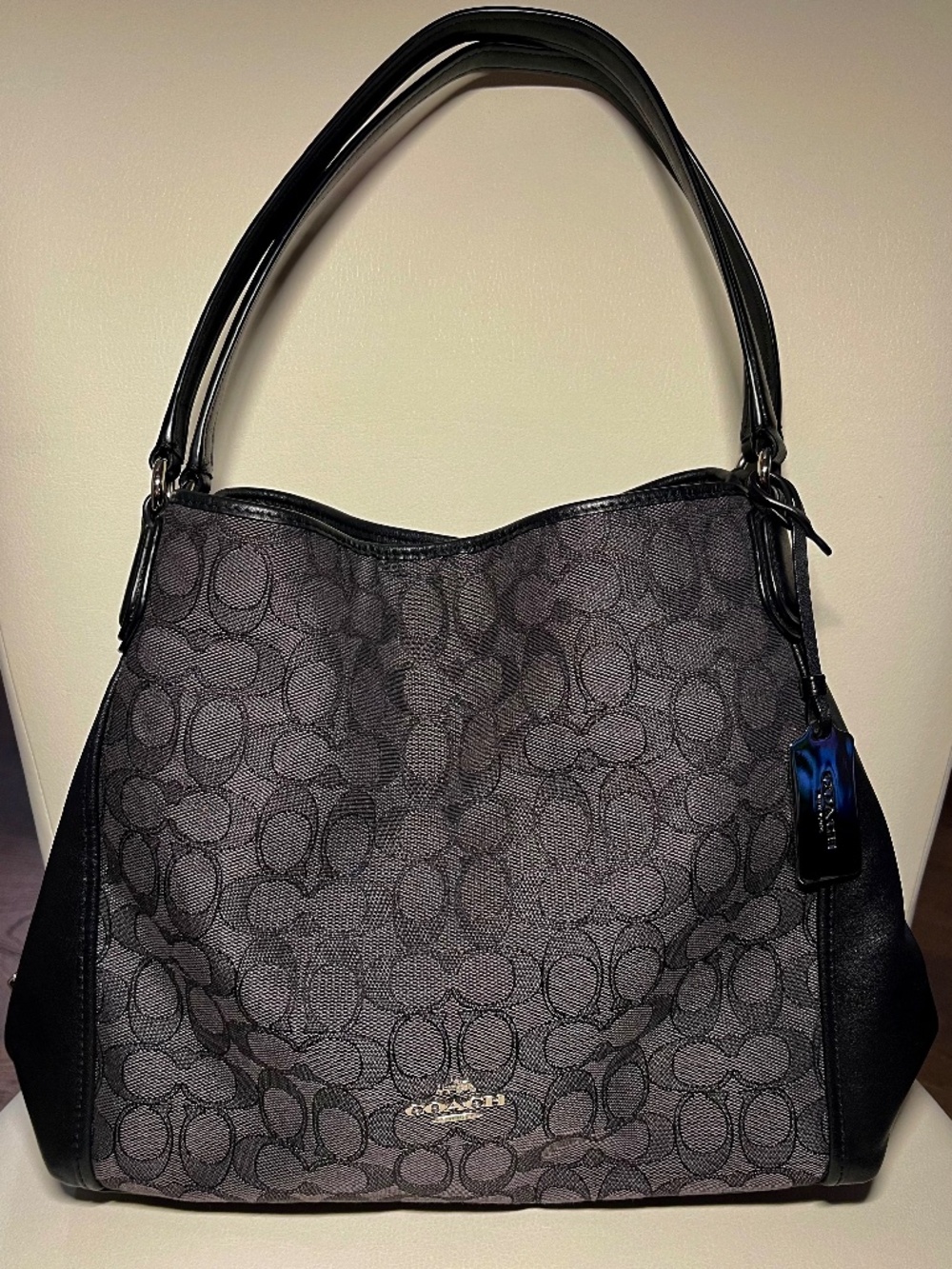 Authentic COACH Edie 31 Signature Jacquard Bag - Original Receipt and Dust Cover